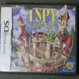 Nintendo DS Scholastic I Spy Fun Castle Authentic Case & Manual ONLY NO GAME
